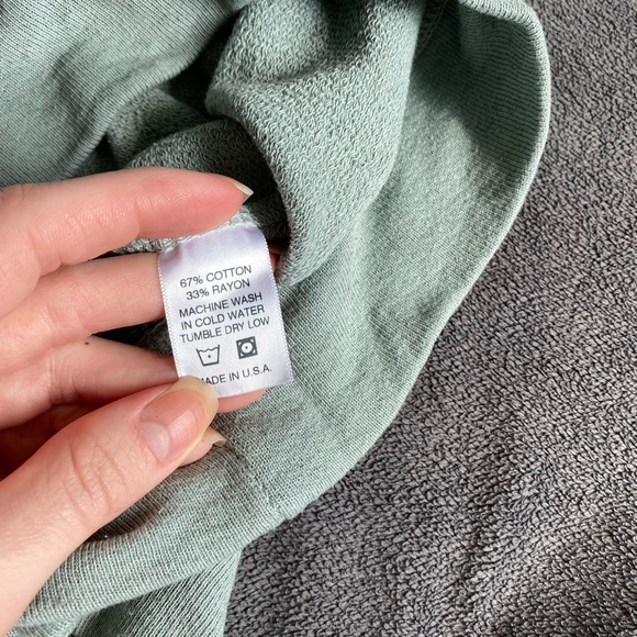 Good hYOUman - Teal Crewneck Sweater - Picture 3 of 3